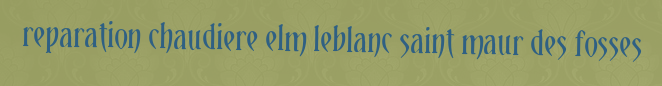 Reparation chaudiere Elm Leblanc Saint maur des fosses